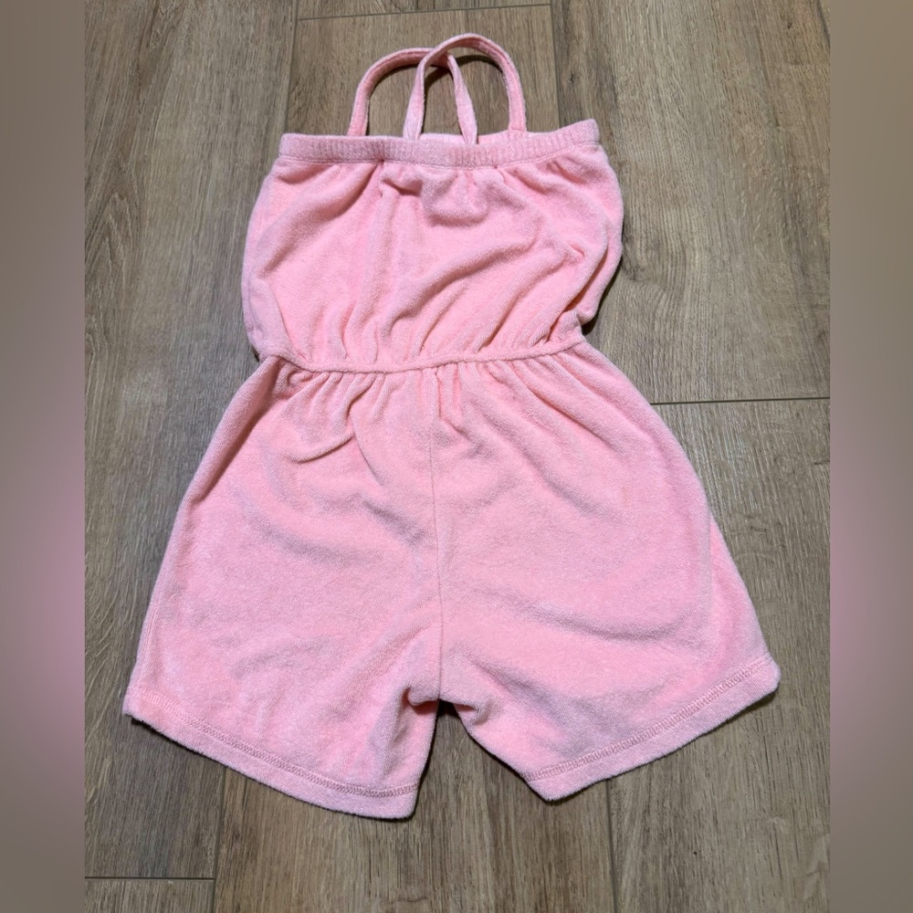 Hannah Andersson 6/7 terry cloth romper